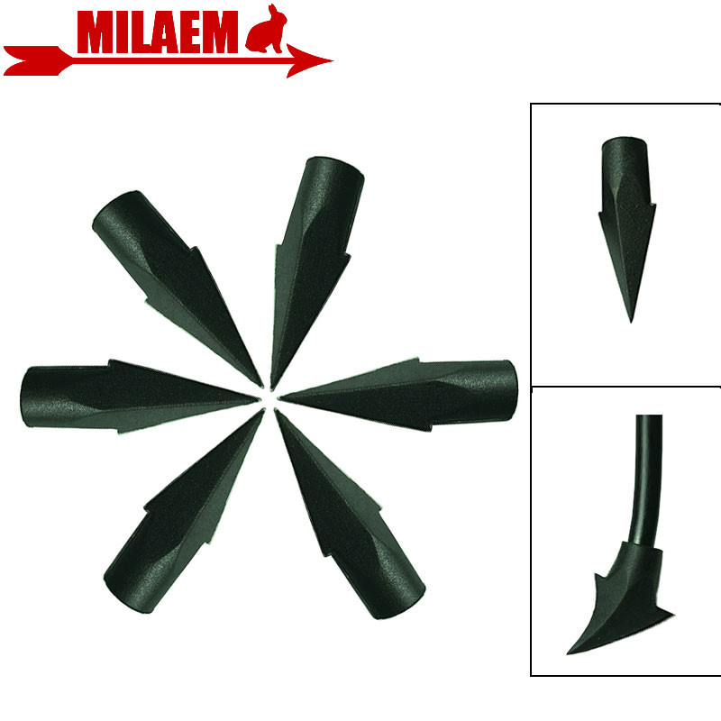 Arrow Carbon Shaft - 24/50 piezas Puntas de goma para