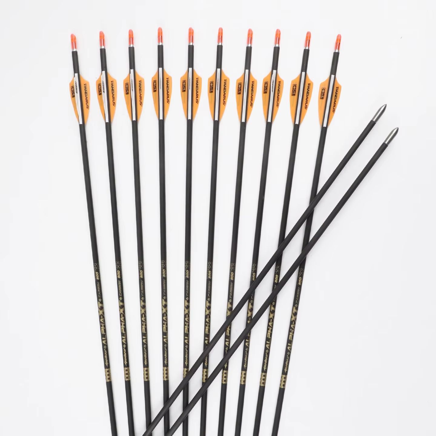 Arrow Carbon Shaft - 12 flechas PANDARUS ID4.2mm 30 pulgadas