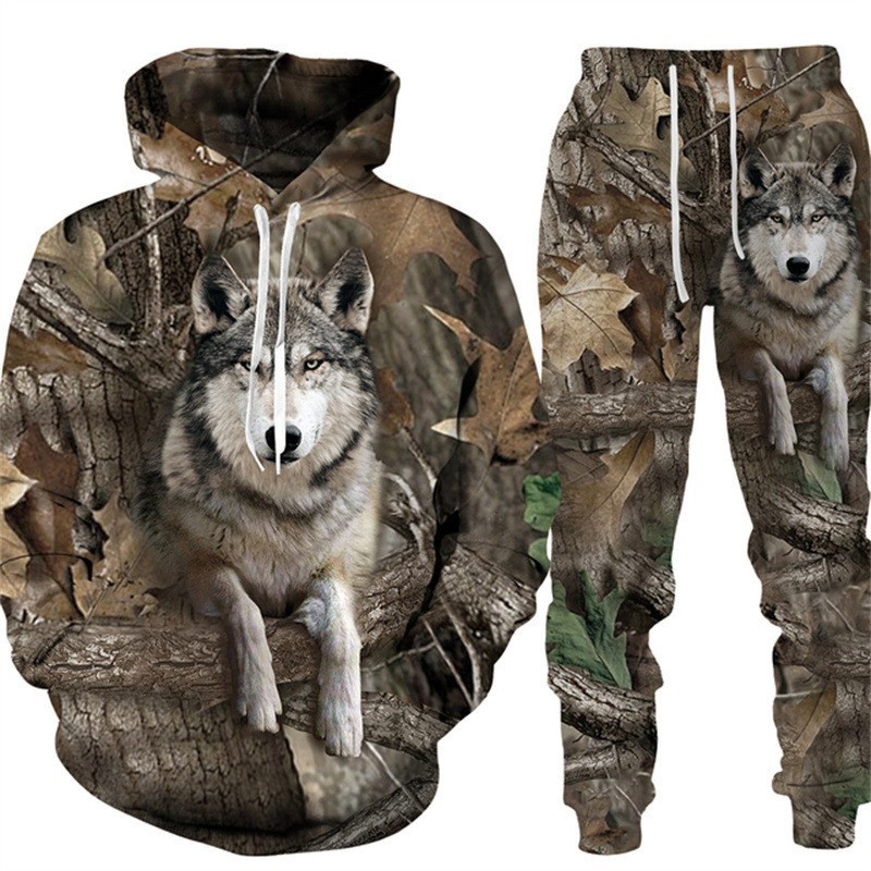 Outdoor Hunting Outfit - Conjunto de chándal de animales de