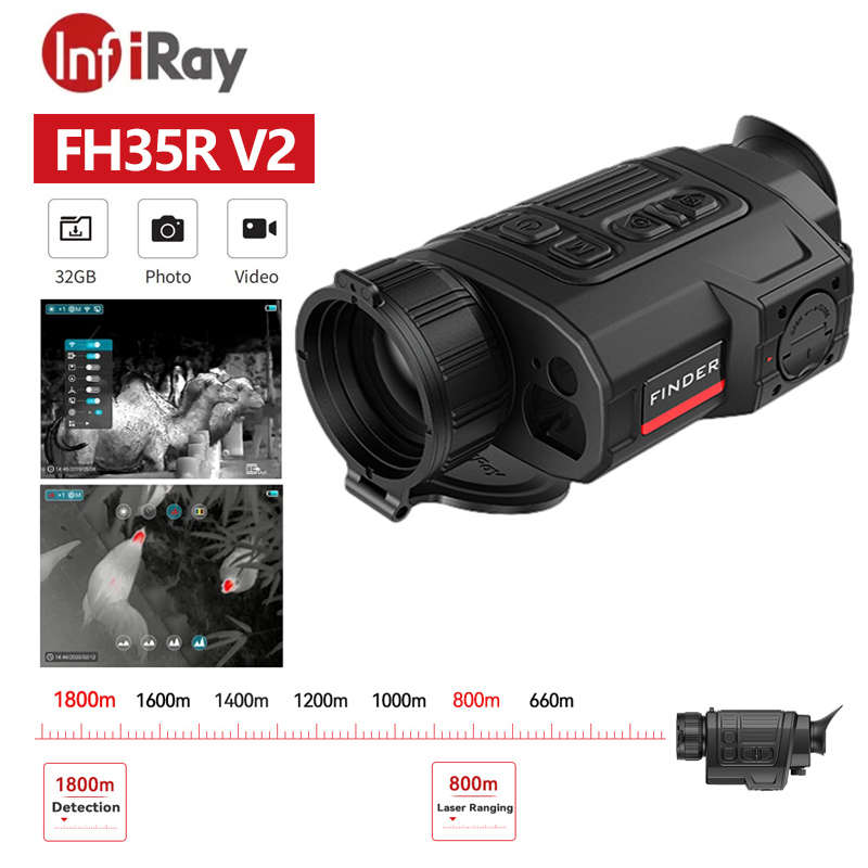 Outdoor Hunting Camera Wifi - InfiRay FH35R V2 Monocular térmico infrarrojo