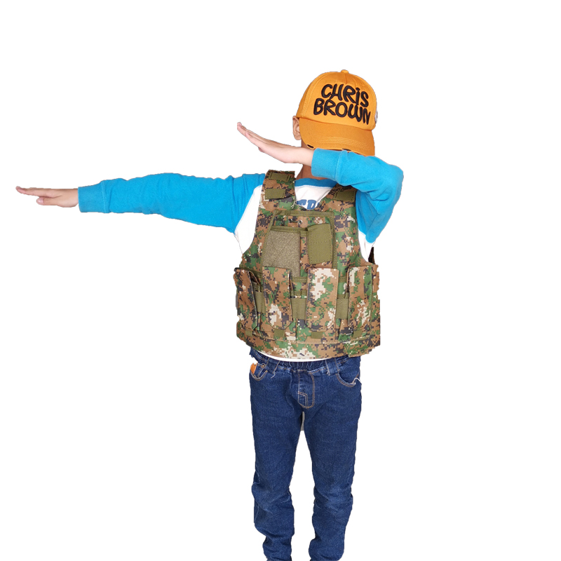 Hunting Outdoor Boys - Chaleco táctico Airsoft para niños, uniforme,