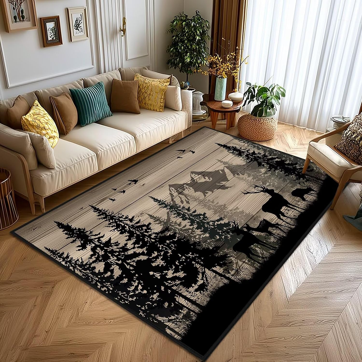 Alfombra de camuflaje con moti - Hunting Outdoor Mat reseña y precio