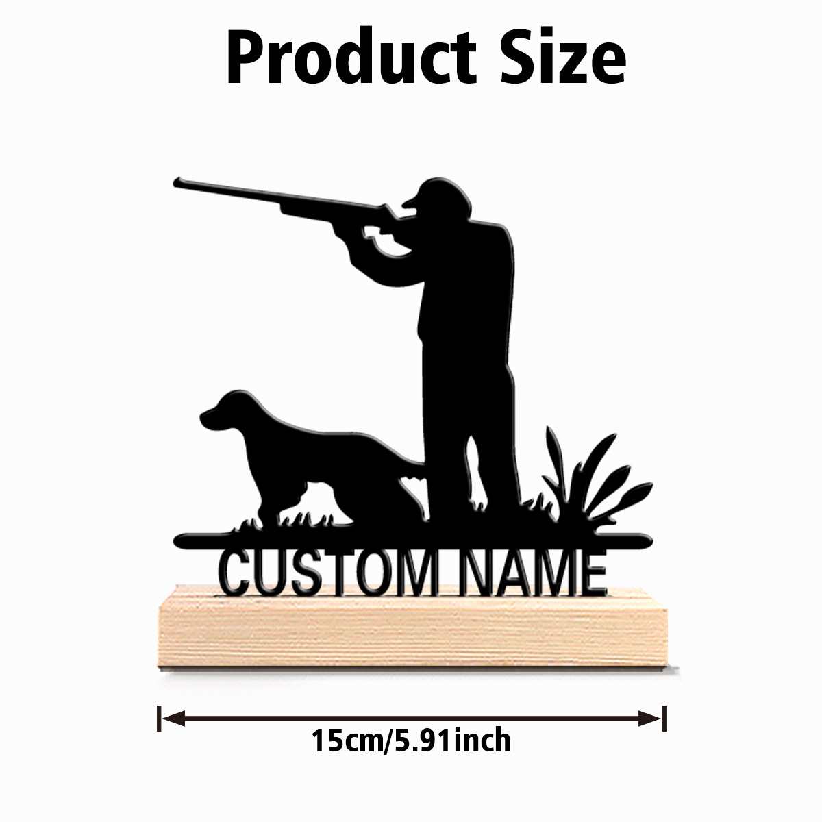 Estatuas Metálicas Personaliza - Hunting Outdoor Day reseña y precio