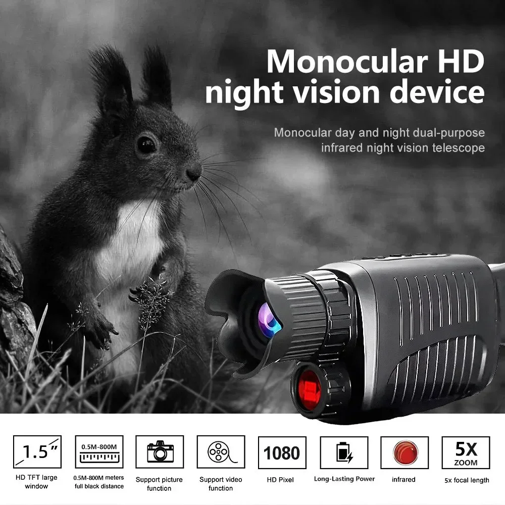 Visión nocturna monocular HD d - Hunting Outdoor Day reseña y precio