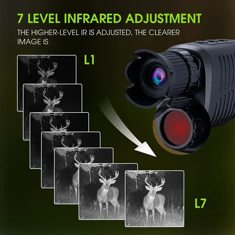 Visión nocturna monocular HD d - Hunting Outdoor Day reseña y precio