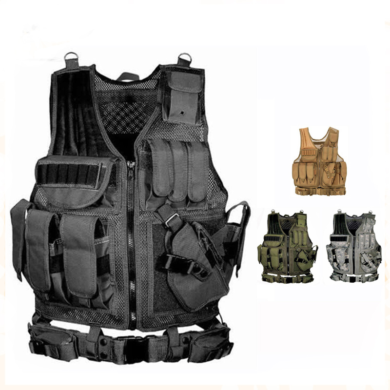 Chaleco táctico Molle ajustabl - Hunting Outdoor Jacket reseña y precio