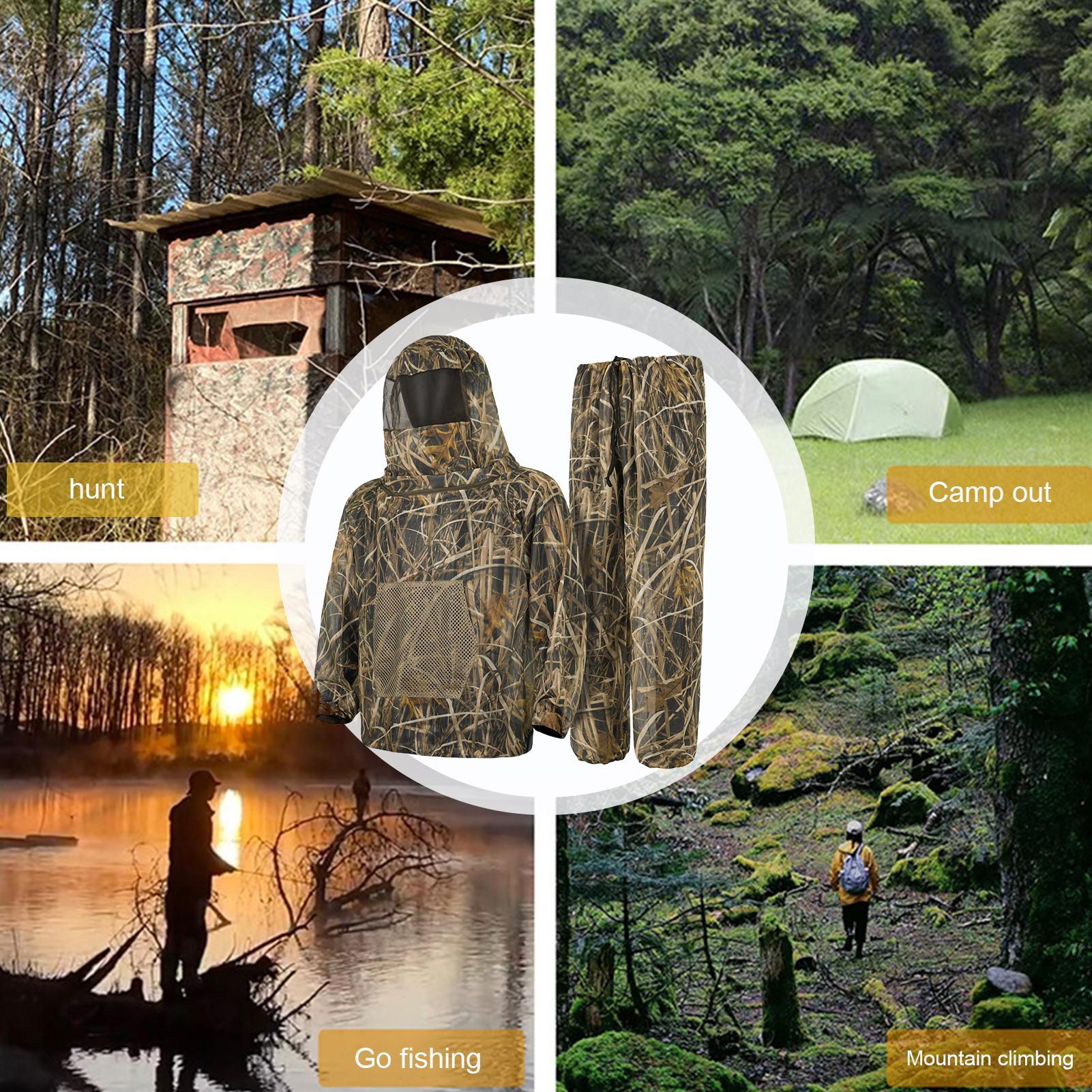 Traje de caza para hombre, con - Outdoor Hunting Outfit reseña y precio
