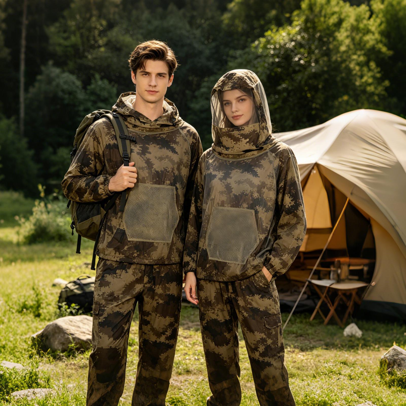 Traje de caza con malla a prue - Outdoor Hunting Outfit reseña y precio
