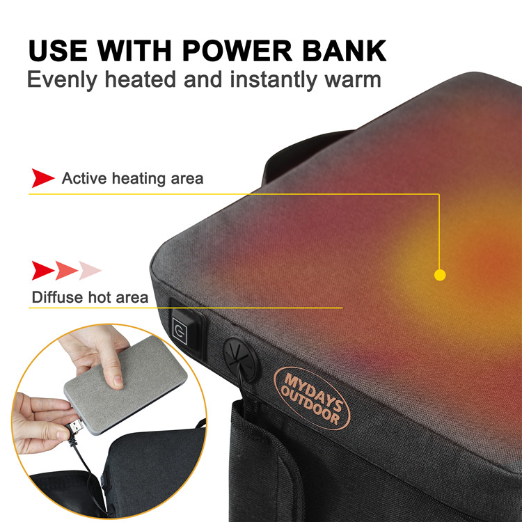 Cojín Calefactor Portátil USB  - Hunting Outdoor Mat reseña y precio