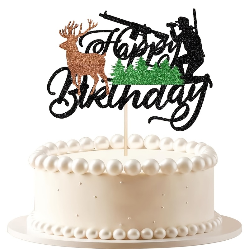   Adorno para Pastel de Cumple - Outdoor Hunting Events reseña y precio