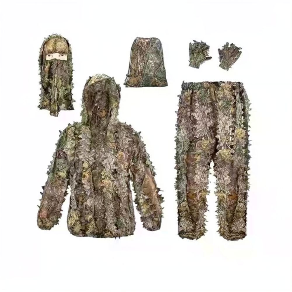 Capa de camuflaje 3D con diseñ - Outdoor Hunting Outfit reseña y precio
