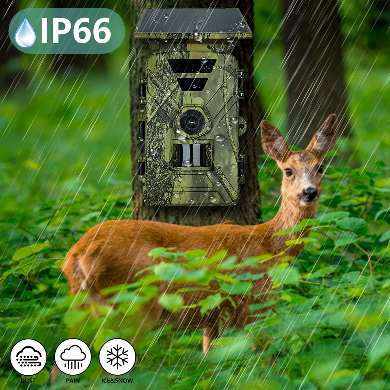 Cámara de Caza Solar 8K 60MP W - Outdoor Hunting Camera Wifi reseña y precio