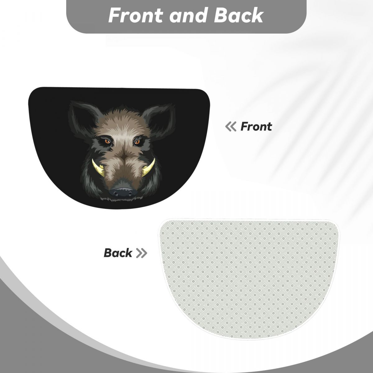Divertido felpudo semicircular - Hunting Outdoor Mat reseña y precio