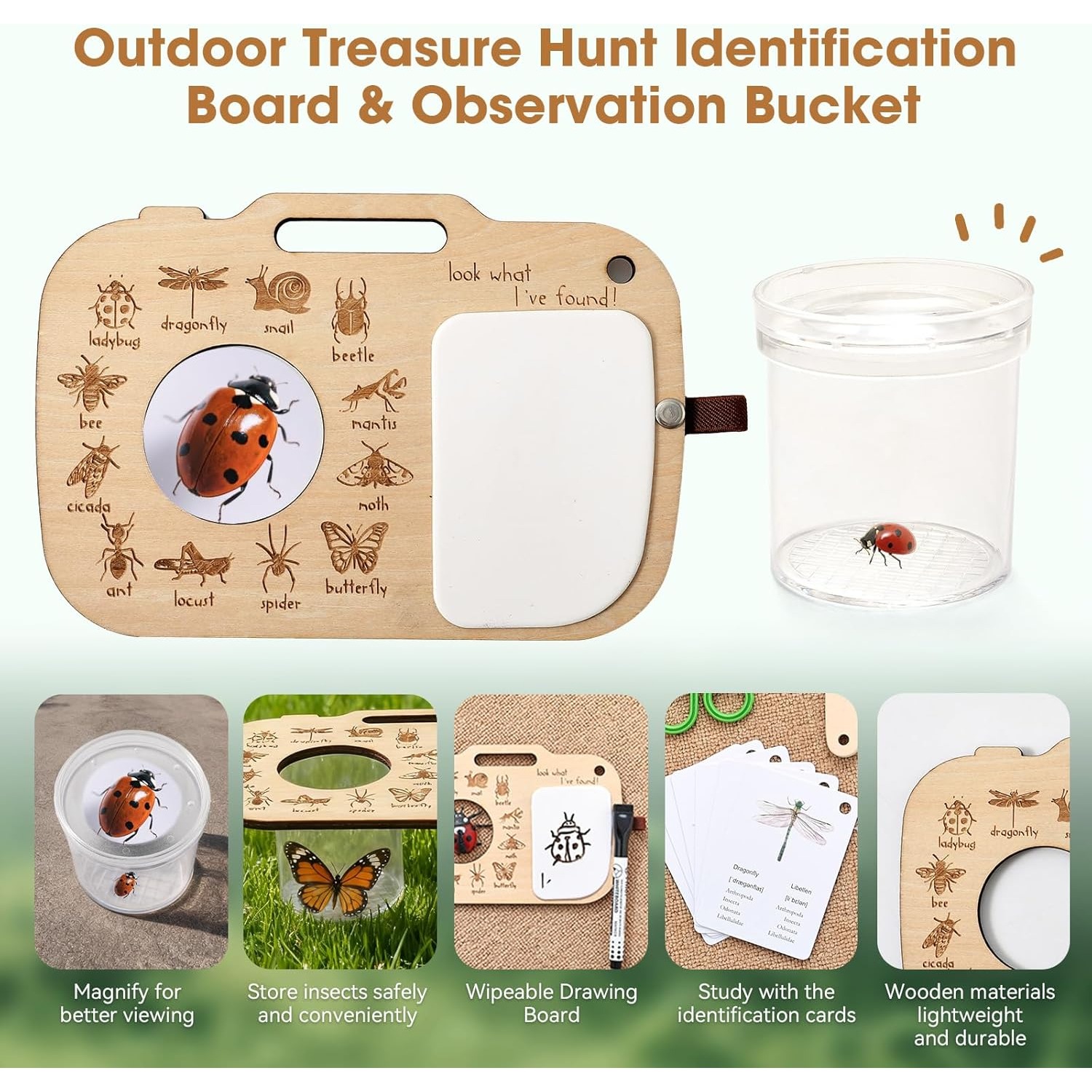 Kit Atrapa Insectos para Niños - Hunting Outdoor Boys reseña y precio