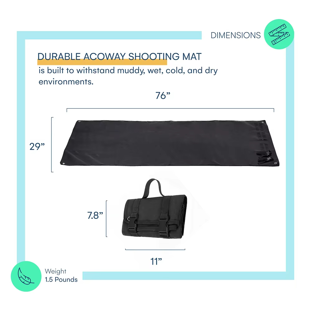 Alfombrilla de Tiro Enrollable - Hunting Outdoor Mat reseña y precio