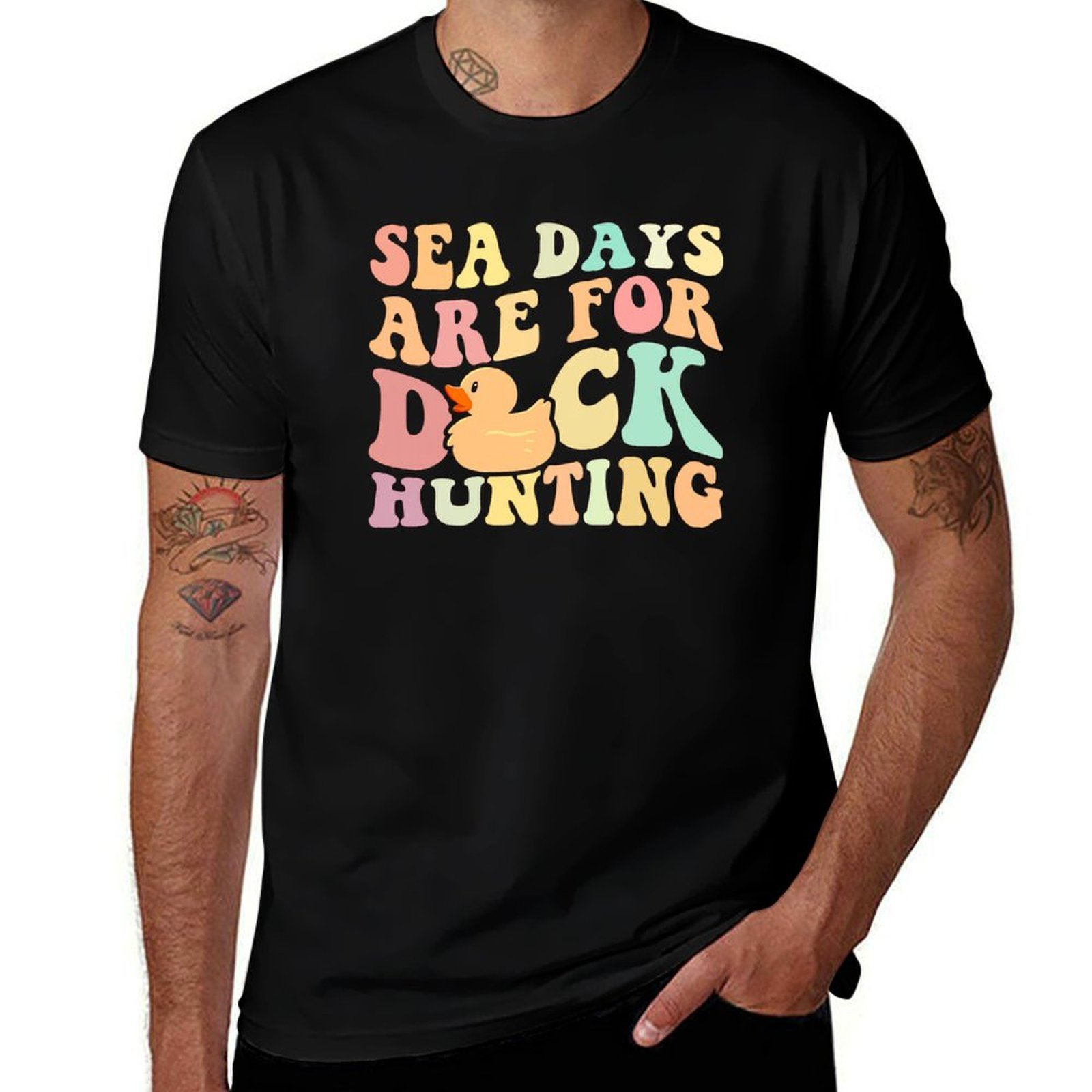 Camiseta de manga corta para d - Hunting Outdoor Day reseña y precio