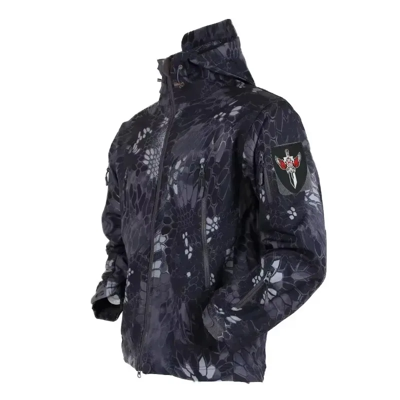 5XL 6XL CP Camuflaje Soft Shel - Hunting Outdoor Jacket reseña y precio